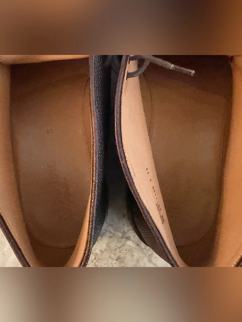 Heschung Genet Chukka Boots Brown Grained Leather UK 11 / 12.5 US Desert Ankle
